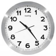 Reloj Pared Swing Aluminio 35Cm Diame
