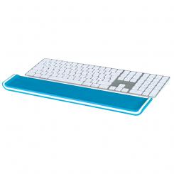 Reposamuñecas para teclado LEITZ WOW azul/blanco