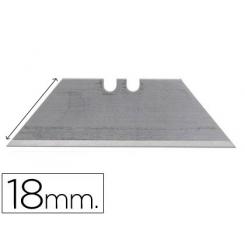 Repuesto cuter Q-CONNECT ancho para modelos kf16814/kf16815/kf16816/kf14835 cuchilla 18 mm lister 10 unidades