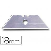 Repuesto cuter Q-CONNECT ancho para modelos kf10633/kf14624 cuchilla 18 mm blister 5 unidades