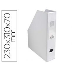 Revistero EXACOMPTA PVC Lomo 70mm Color Blanco 230X310X70 mm