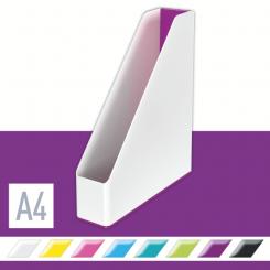 Revistero LEITZ WOW DUAL, violeta/blanco