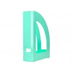 Revistero plastico Q-CONNECT color menta 320x250x80 mm