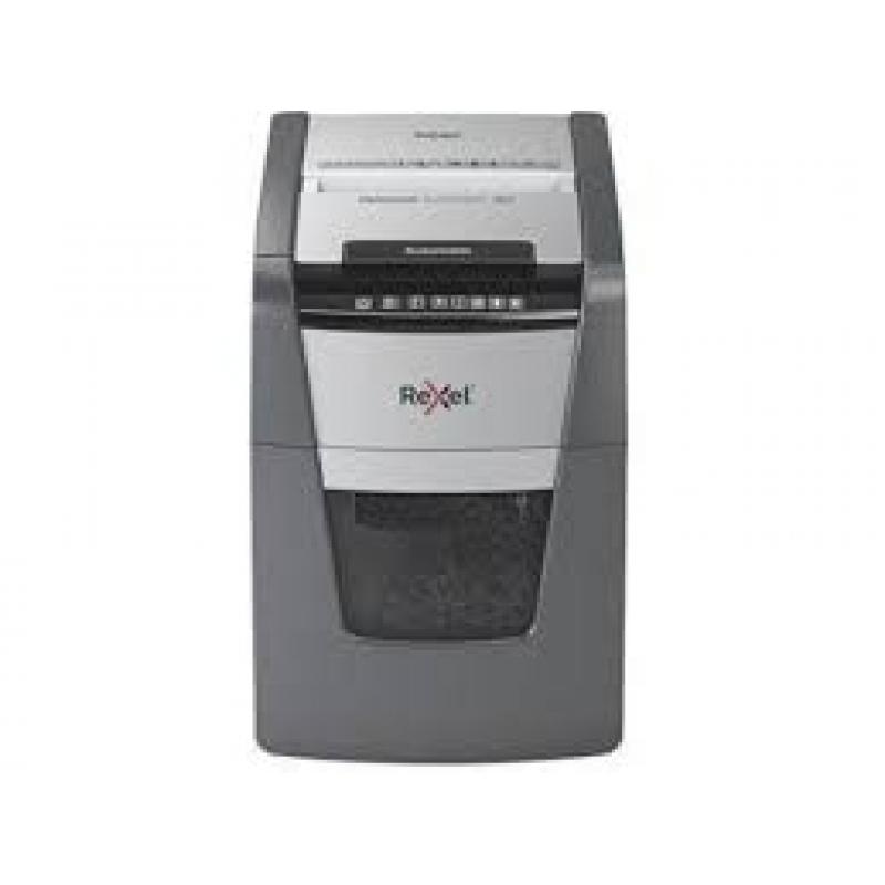 REXEL Destructora personal Optimum Auto+ 90X EU, autoalimentación, negro