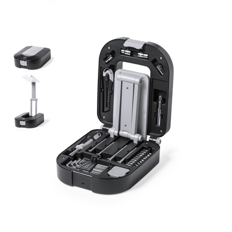 riginal set de herramientas Teigel con luz y 30 accesorios.