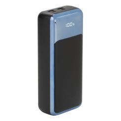 Rivacase VA1080 batería externa Polímero de litio 30000 mAh Negro, Azul