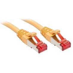 Lindy RJ-45/RJ-45 Cat6 1m cable de red Amarillo S/FTP (S-STP)