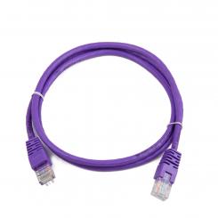 RJ45/RJ45 Cat5e 0.25m cable de red Púrpura 0,25 m U/UTP (UTP)