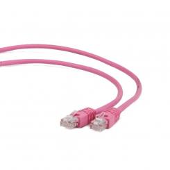 Gembird RJ45/RJ45 Cat5e 3m cable de red Rosa U/UTP (UTP)