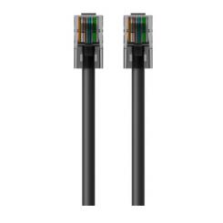 BELKIN RJ45-RJ45, Cat6, 5m cable de red Negro