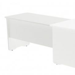 Rocada ala para mesa de oficina serie work 100x60 blanco / blanco (precio solo para el ala, la mesa principal se compra aparte)