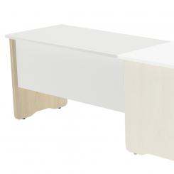 Rocada ala para mesa de oficina serie work 100x60 haya/blanco (precio solo para el ala, la mesa principal se compra aparte). DISPONIBLE EN DISTINTOS ACABADOS. CONSÚLTANOS TODAS LAS OPCIONES DISPONIBLES.