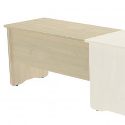 Rocada ala para mesa de oficina serie work 100x60 haya/haya (precio solo para el ala, la mesa principal se compra aparte)