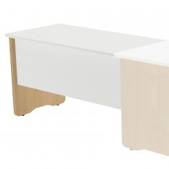 Rocada ala para mesa de oficina serie work 100x60 roble / blanco. DISPONIBLE EN DISTINTOS ACABADOS. CONSÚLTANOS TODAS LAS OPCIONES DISPONIBLES.