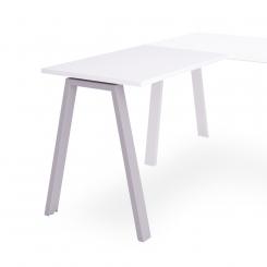 Rocada ala  para mesa serie blanca 100x60 aluminio / blanco. DISPONIBLE EN DISTINTOS ACABADOS. CONSÚLTANOS TODAS LAS OPCIONES DISPONIBLES.