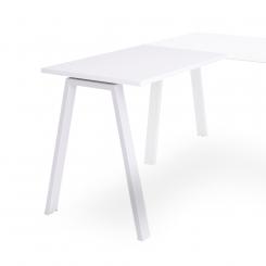 Rocada ala  para mesa serie blanca 100x60 blanco / blanco