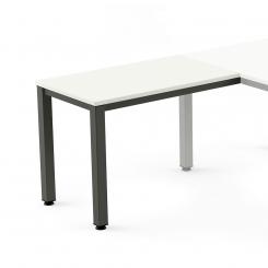 Rocada ala  para mesa serie executive 100x60 antracita / blanco (precio solo para el ala, la mesa principal se compra aparte)