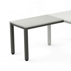 Rocada ala  para mesa serie executive 100x60 antracita/ gris (precio solo para el ala, la mesa principal se compra aparte)