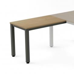 Rocada ala  para mesa serie executive 100x60 antracita/ roble (precio solo para el ala, la mesa principal se compra aparte)