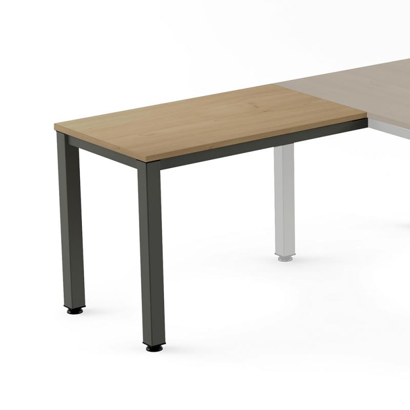 Rocada ala  para mesa serie executive 100x60 antracita/ roble (precio solo para el ala, la mesa principal se compra aparte)