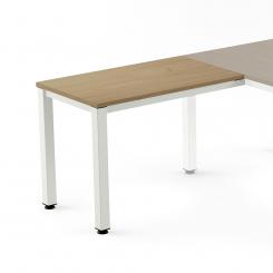 Rocada ala  para mesa serie executive 100x60 blanco/ roble (precio solo para el ala, la mesa principal se compra aparte)