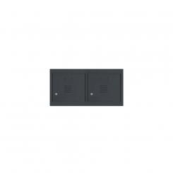 ROCADA Altillo Con Puerta Para Taquilla Metálica 400Mm 2 Modulos Ral 9005