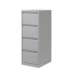 Rocada archivador metálico 4 cajones ral 7035 gris. medida:  47x132,1x62,2cm