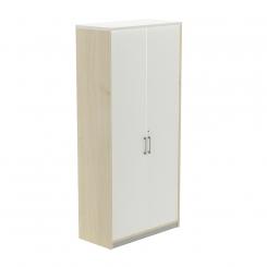 Rocada armario alto con puertas 195x90x45 estructura haya/puertas blanco