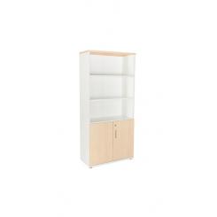 Rocada armario alto con puertas bajas 195x90x45 estructura blanca/puertas haya. DISPONIBLE EN DISTINTOS ACABADOS. CONSÚLTANOS TODAS LAS OPCIONES DISPONIBLES.