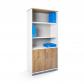 rocada-armario-alto-con-puertas-bajas-195x90x45-estructura-blanca-puertas-roble