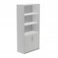 rocada-armario-alto-con-puertas-bajas-195x90x45-estructura-gris-puertas-gris