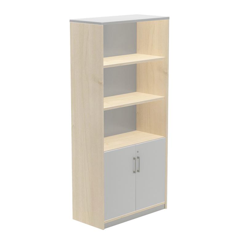 rocada-armario-alto-con-puertas-bajas-195x90x45-estructura-haya-puertas-gris