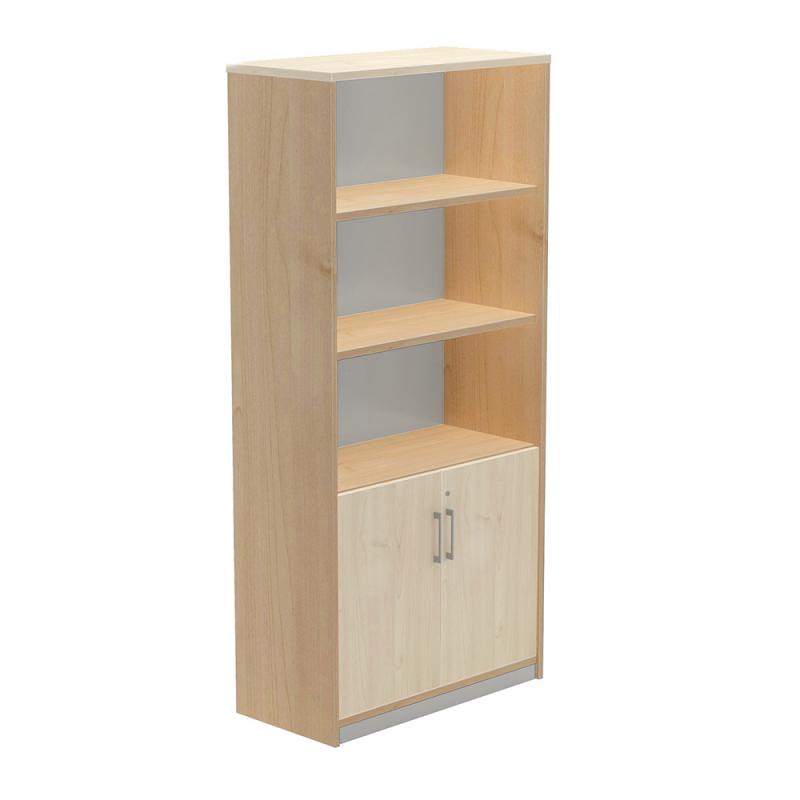 rocada-armario-alto-con-puertas-bajas-195x90x45-estructura-roble-puertas-haya