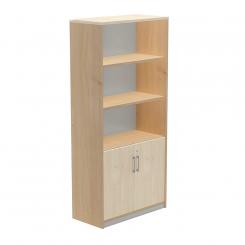 Rocada armario alto con puertas bajas 195x90x45 estructura roble/puertas haya
