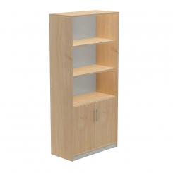 Rocada armario alto con puertas bajas 195x90x45 estructura roble/puertas roble