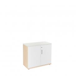 Rocada armario bajo con puertas 78x90x45 estructura haya/puertas blanco