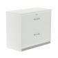 Rocada armario carpetero bajo 78x90x45 estructura gris/frontales blanco