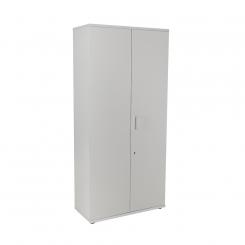 ROCADA armario de melamina alto con puertas 195X90X45 Estructura Gris/Puertas Gris