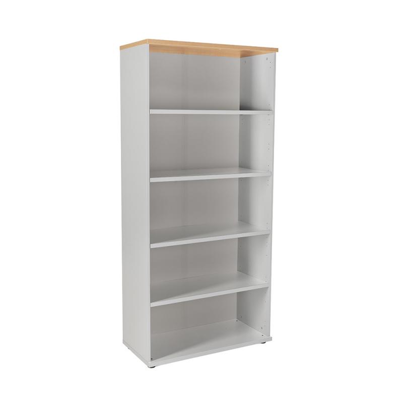 rocada-armario-de-melamina-alto-con-puertas-195x90x45-estructura-gris-puertas-roble