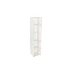 Rocada armario estantería alto sin puertas 195x45x45 estructura blanca/tapa blanco + PUERTA