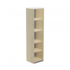 Rocada armario estantería alto sin puertas 195x45x45 estructura haya/tapa blanco