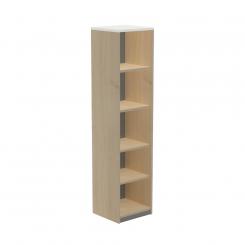 Rocada armario estantería alto sin puertas 195x45x45 estructura roble/tapa blanco