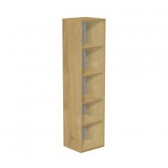 Rocada armario estantería alto sin puertas 195x45x45 estructura roble/tapa roble