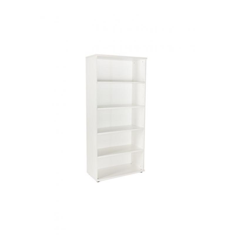 Rocada armario estantería alto sin puertas 195x90x45 estructura blanca/tapa blanco