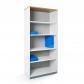 rocada-armario-estanteria-alto-sin-puertas-195x90x45-estructura-blanca-tapa-roble