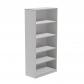 rocada-armario-estanteria-alto-sin-puertas-195x90x45-estructura-gris-tapa-gris