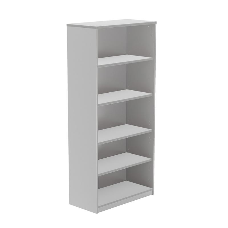 rocada-armario-estanteria-alto-sin-puertas-195x90x45-estructura-gris-tapa-gris