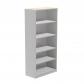 rocada-armario-estanteria-alto-sin-puertas-195x90x45-estructura-gris-tapa-haya
