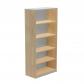 rocada-armario-estanteria-alto-sin-puertas-195x90x45-estructura-roble-tapa-gris