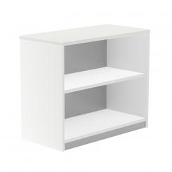 Rocada armario estantería bajo sin puertas 78x90x45 estructura blanca/tapa blanco